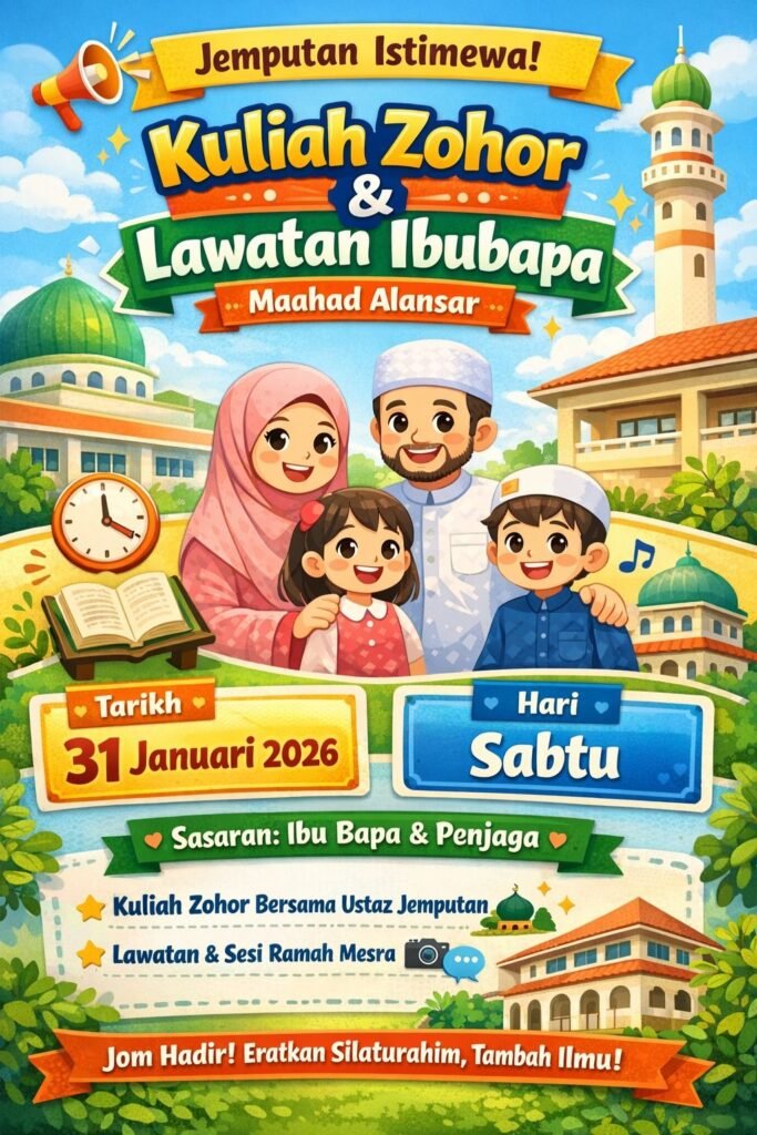 KULIAH ZOHOR DAN LAWATAN IBUBAPA SIRI 1